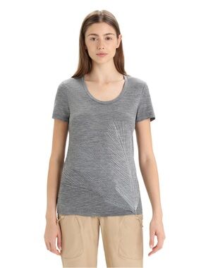 Icebreaker Merino Tech Lite II Scoop T-Shirt in Plume - Size Medium